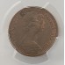 NEW ZEALAND 1967 . TWO 2 CENTS COIN . ERROR . MULE . BAHAMAS OBVERSE